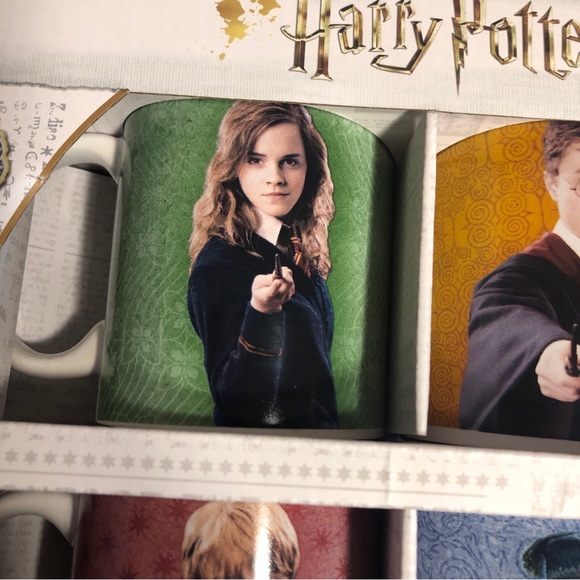 Harry Potter Set Coffee Mug Set Of 4 Satz Tassel Ceramic Character Mugs NEW - Picture 14 of 15